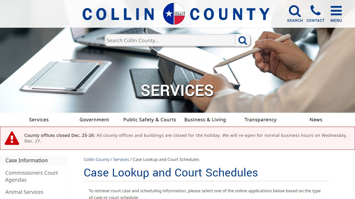 Collin County | Case Information